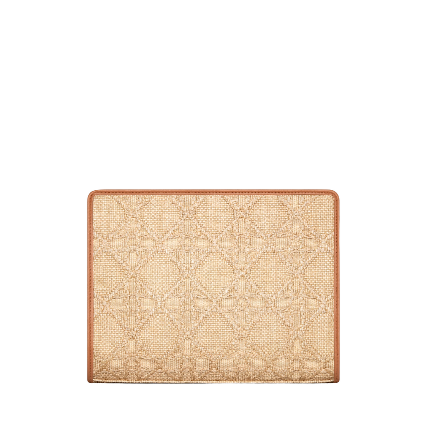30 Montaigne Pouch Natural Cannage Raffia