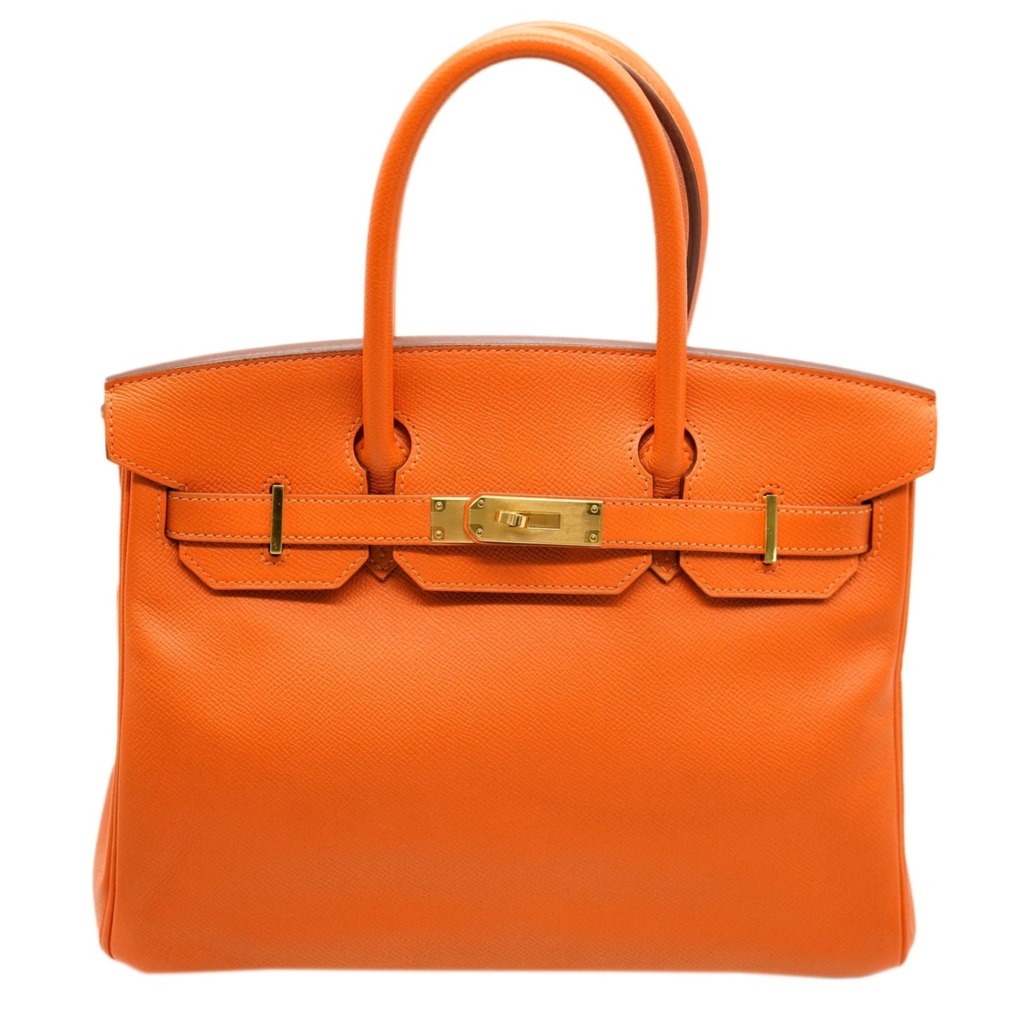 Epsom Birkin 30 Orange