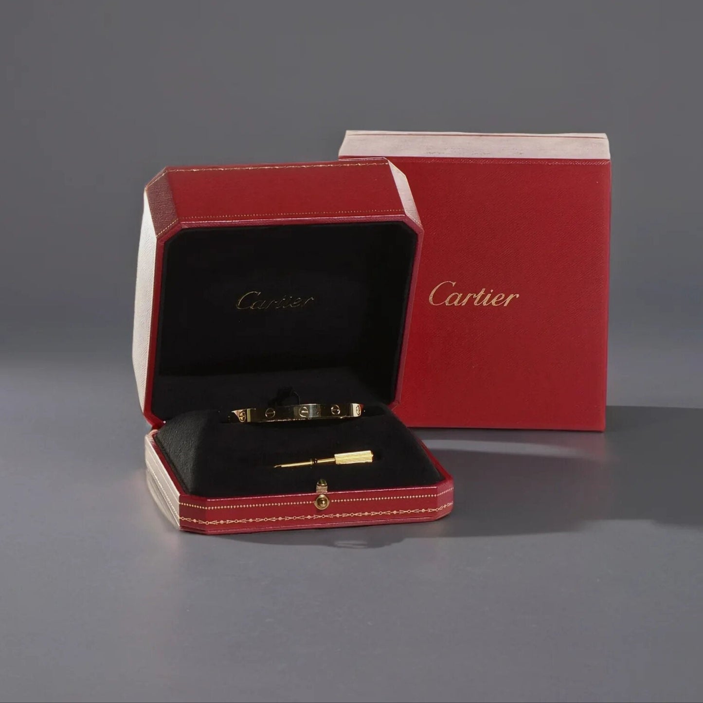 18K Yellow Gold LOVE Bracelet 17