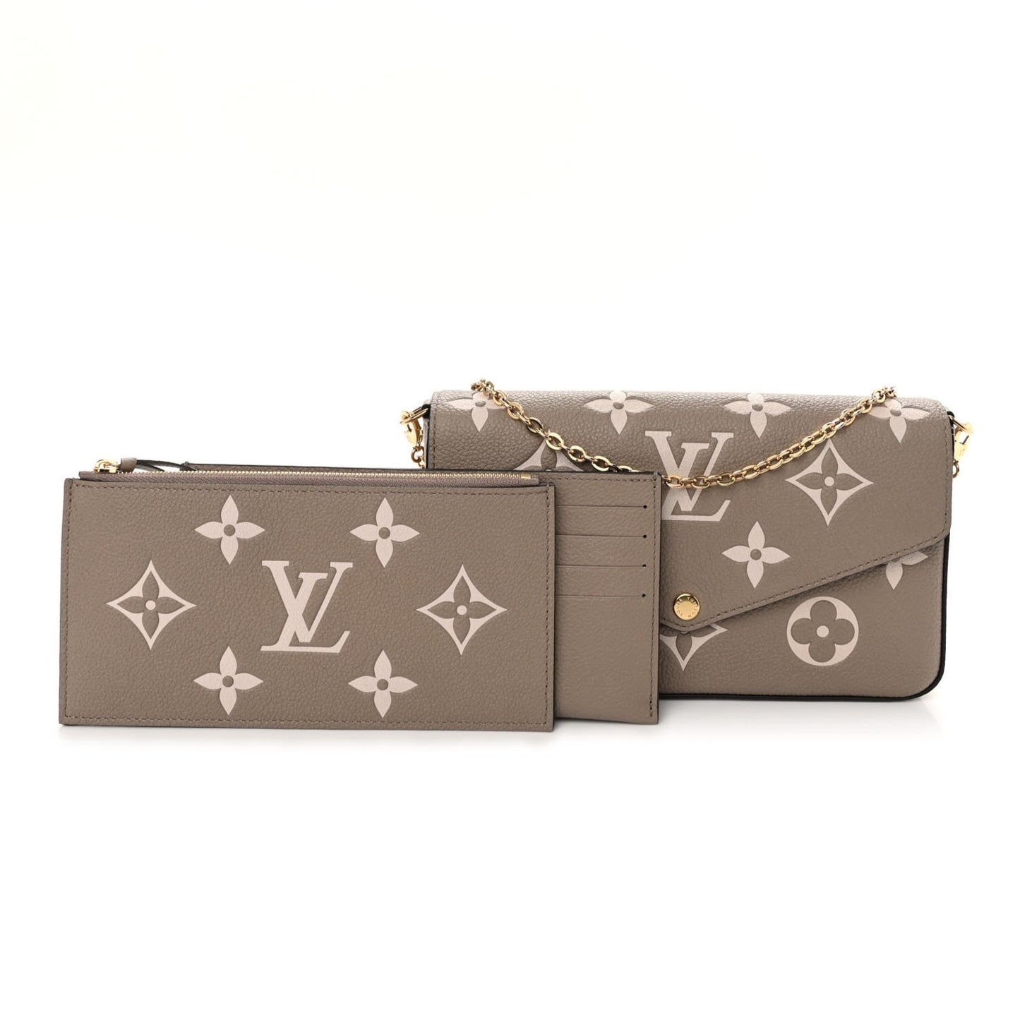 Empreinte Monogram Giant Felicie Pochette Tourterelle Creme