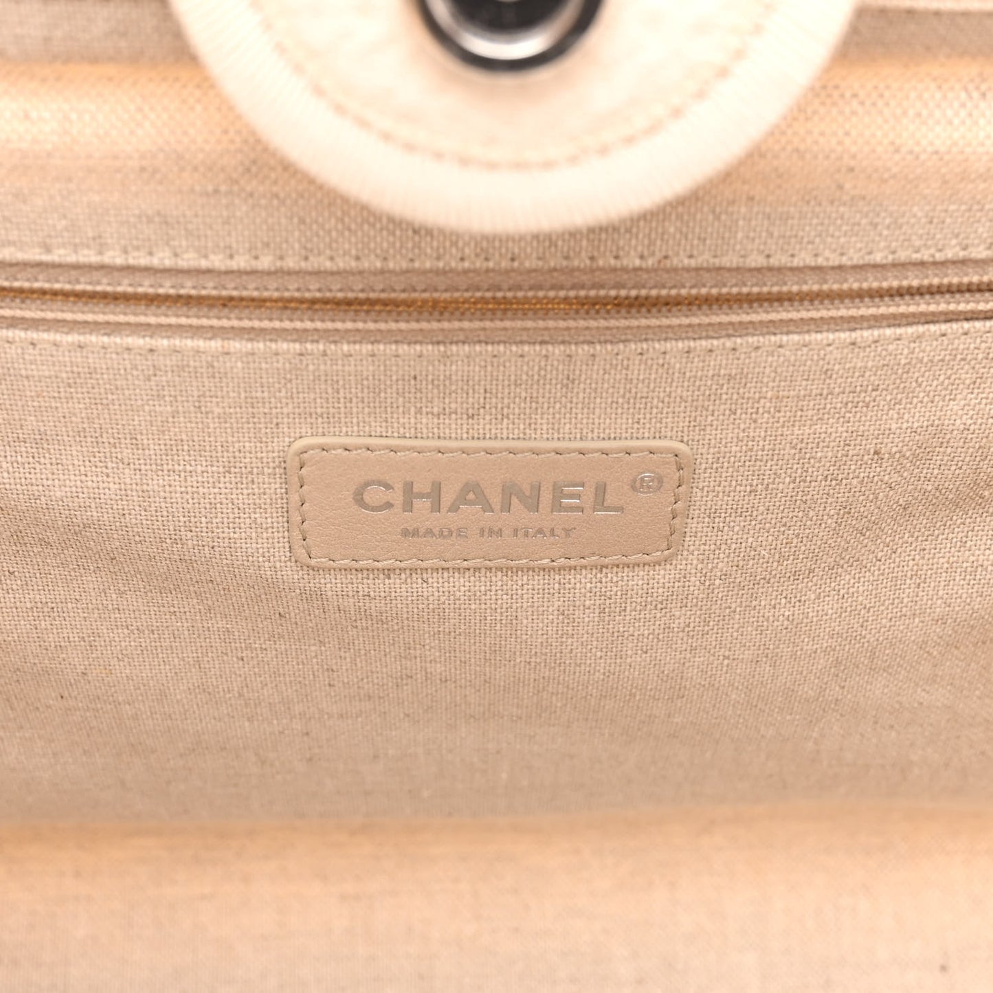 Mixed Fibers Small Deauville Tote White