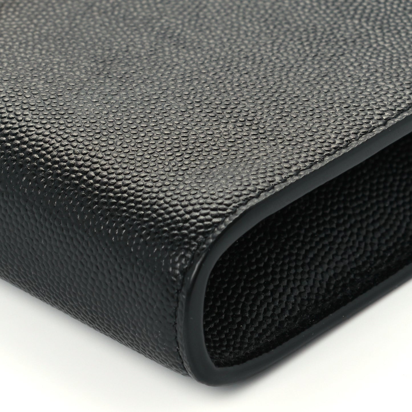Grain De Poudre Monogram Cassandra Chain Wallet Black
