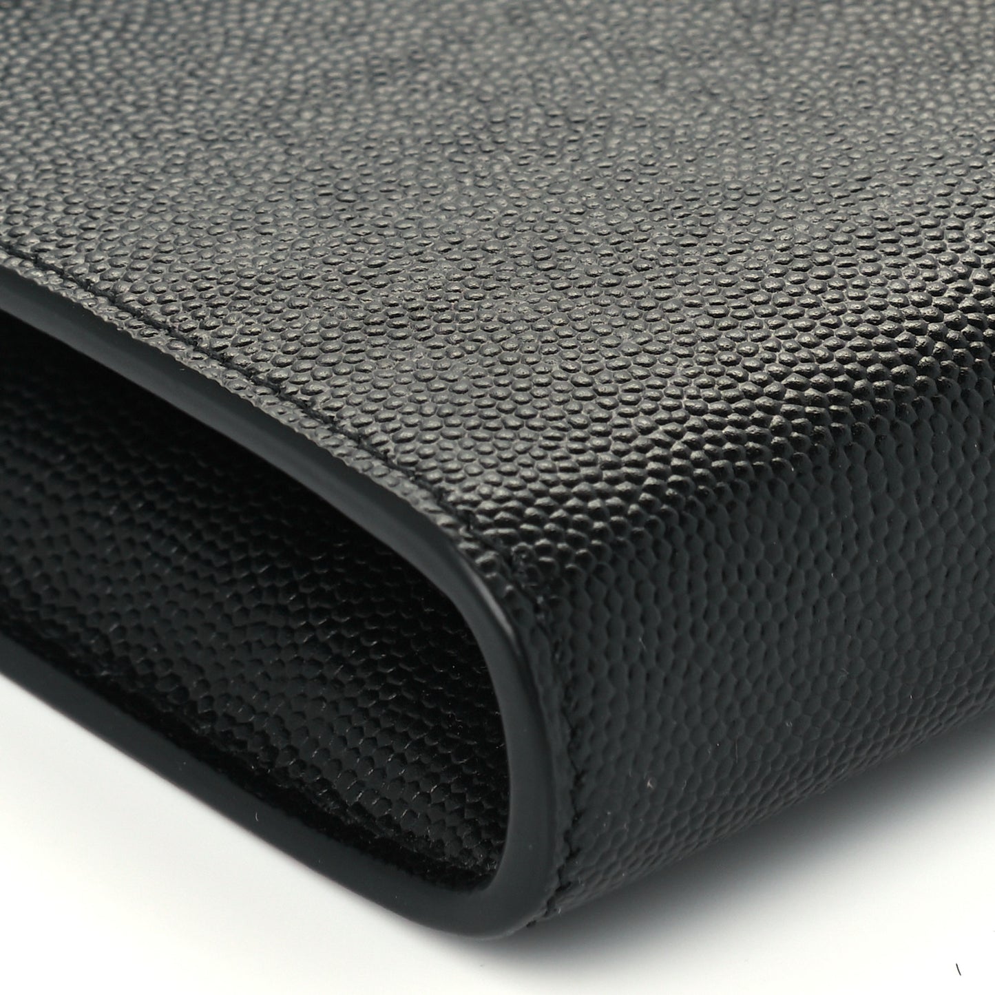 Grain De Poudre Monogram Cassandra Chain Wallet Black