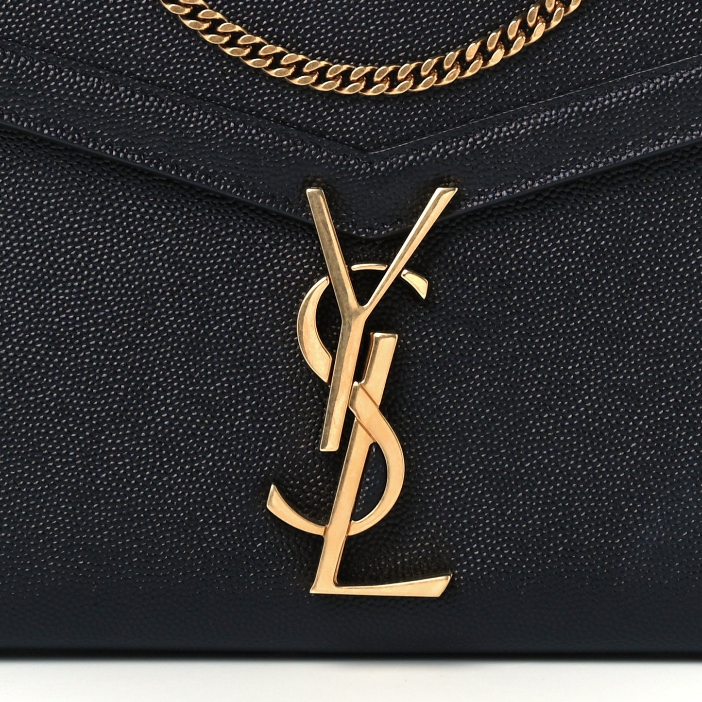 Grain De Poudre Monogram Cassandra Chain Wallet Black