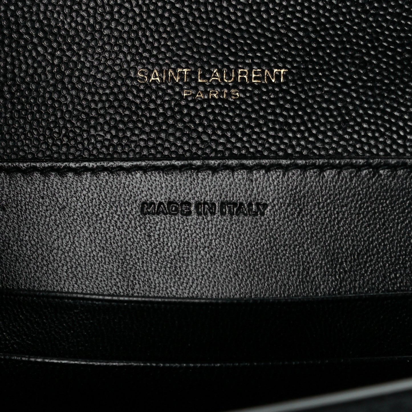 Grain De Poudre Monogram Cassandra Chain Wallet Black