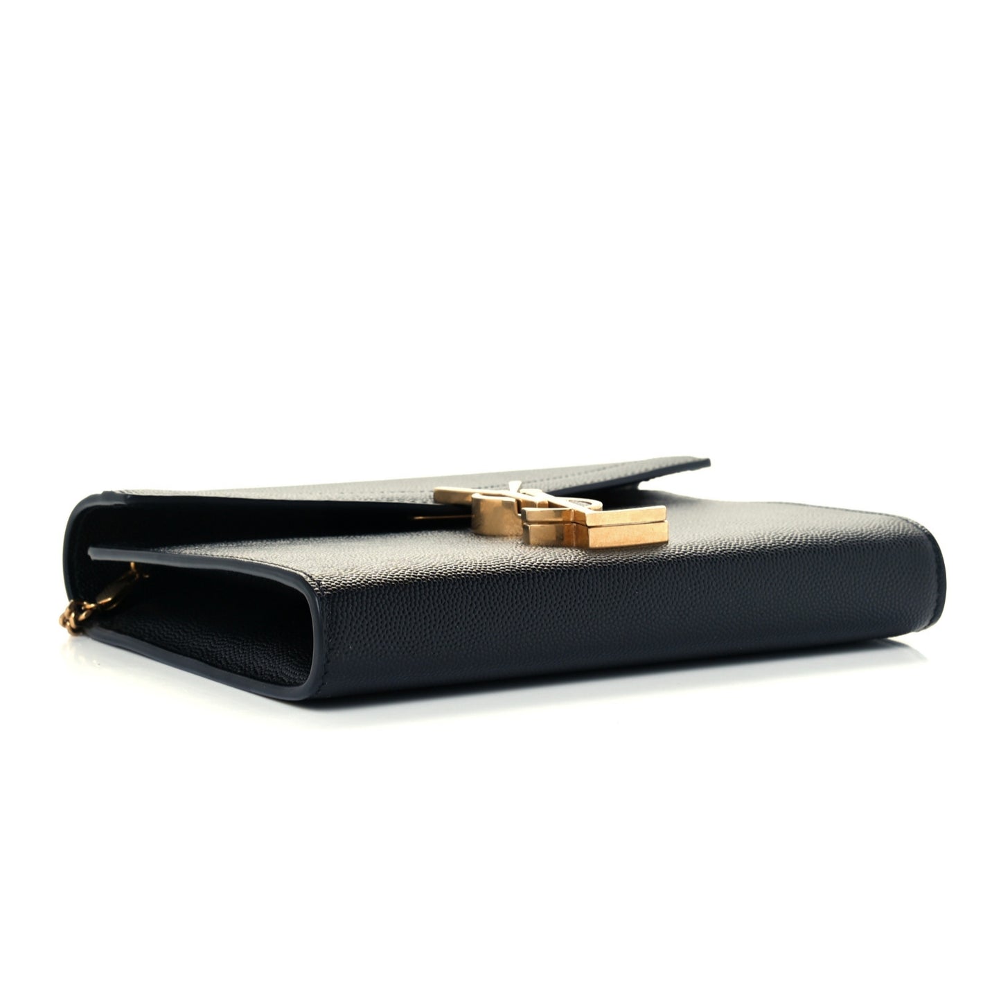 Grain De Poudre Monogram Cassandra Chain Wallet Black