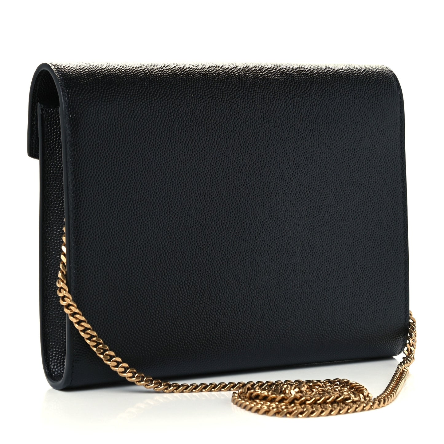 Grain De Poudre Monogram Cassandra Chain Wallet Black
