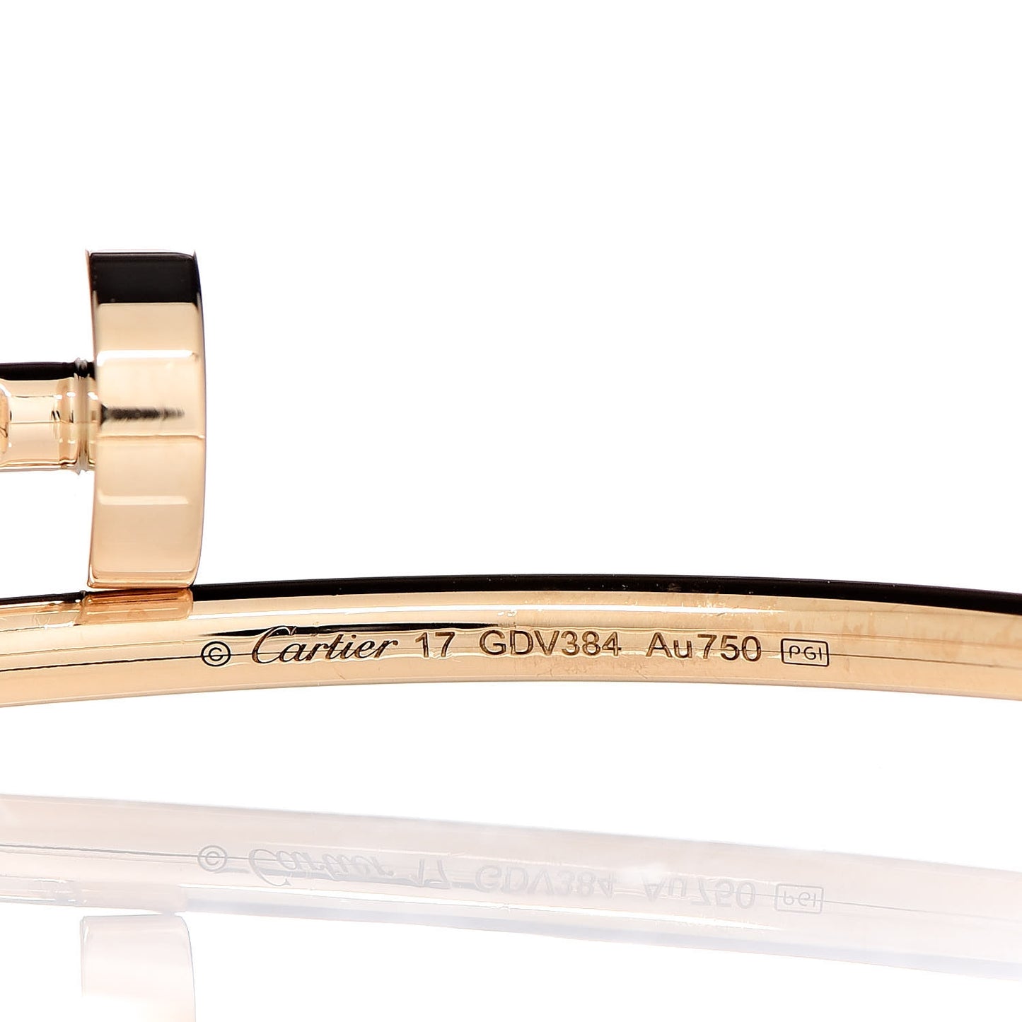 18K Yellow Gold Small Juste Un Clou Bracelet 17