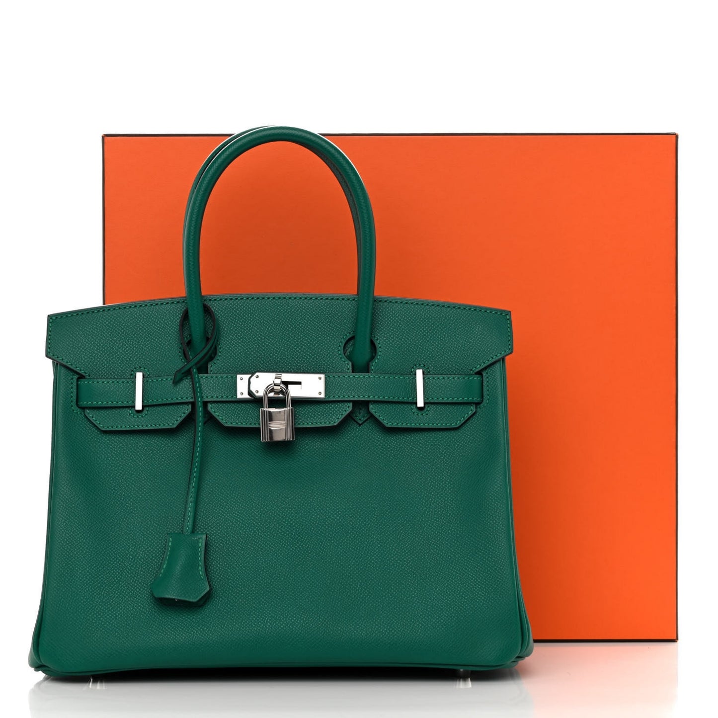 Epsom Birkin 30 Malachite