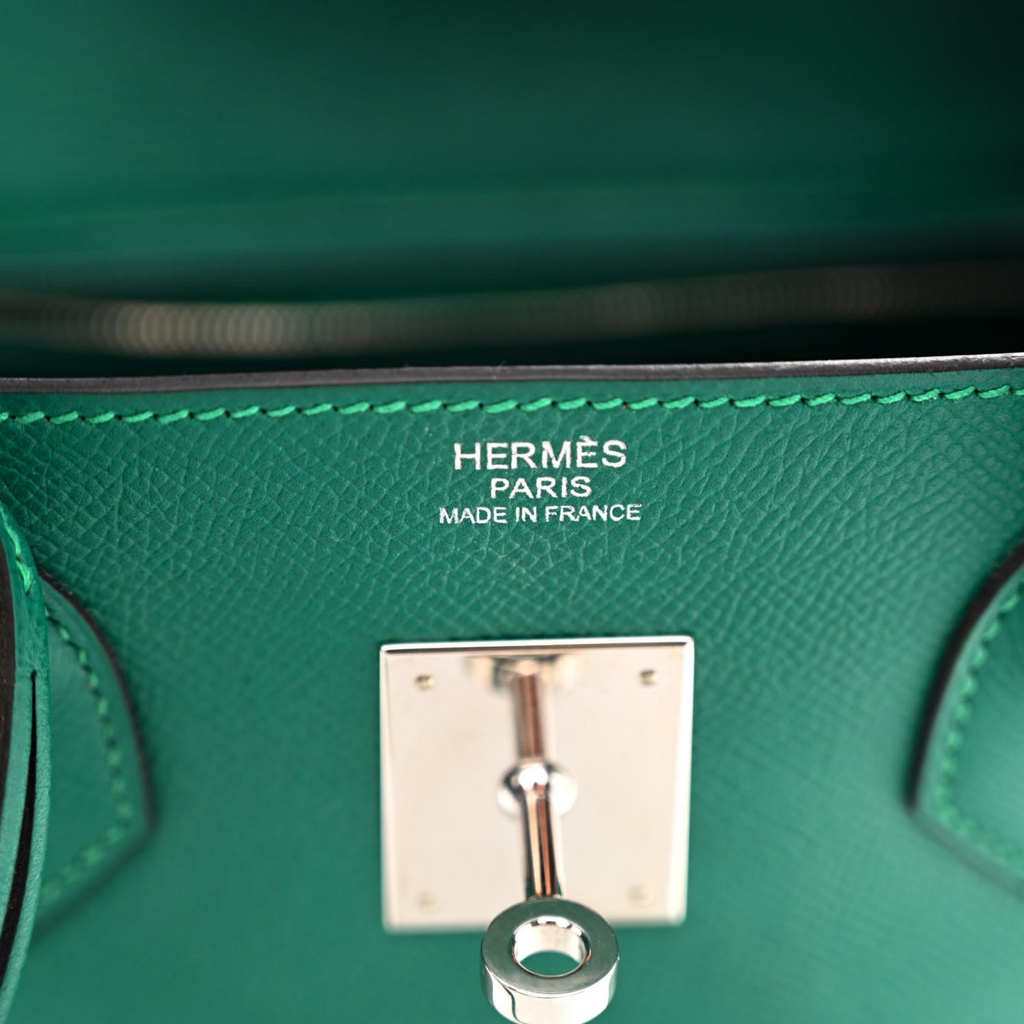 Epsom Birkin 30 Malachite