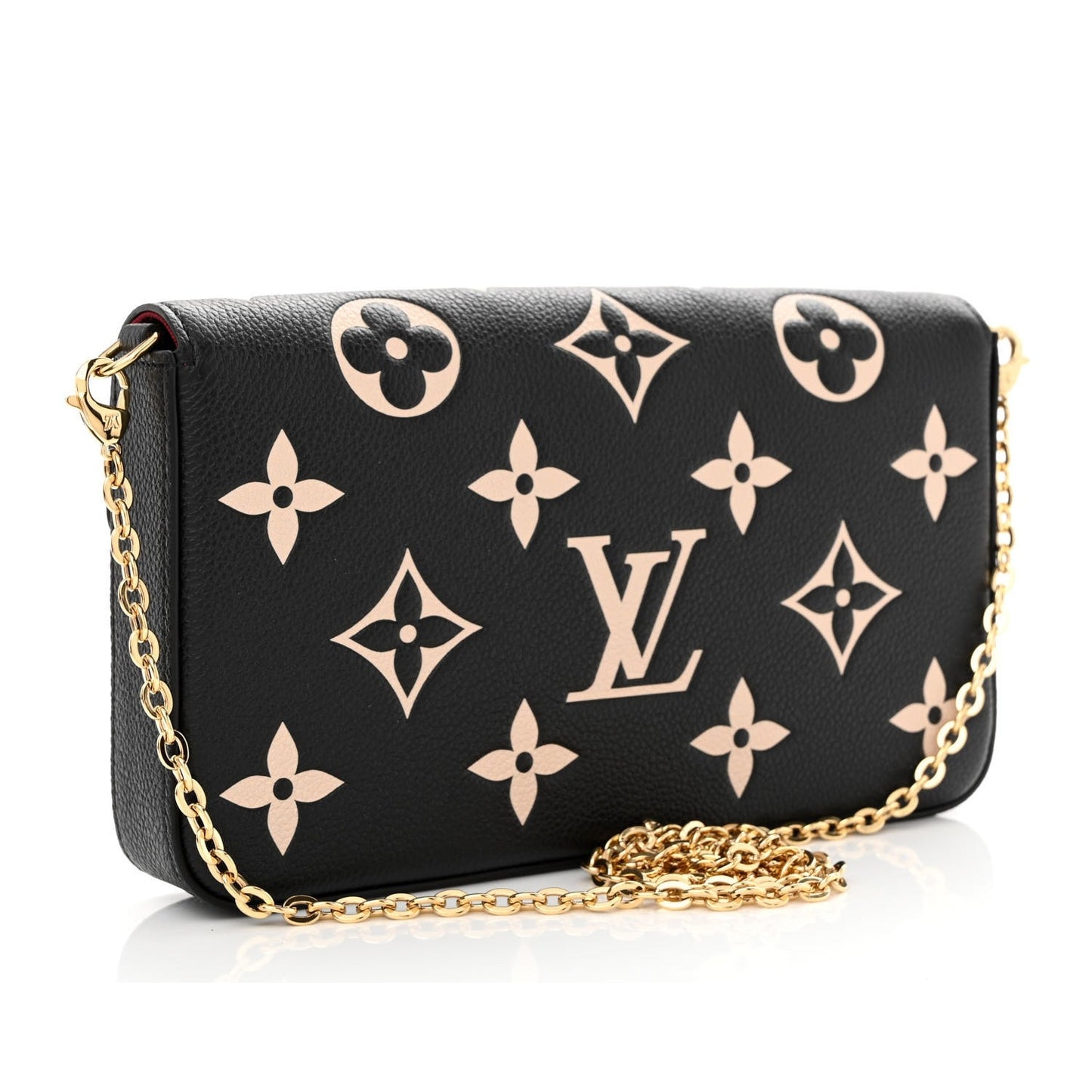 Empreinte Monogram Giant Felicie Pochette Black Beige