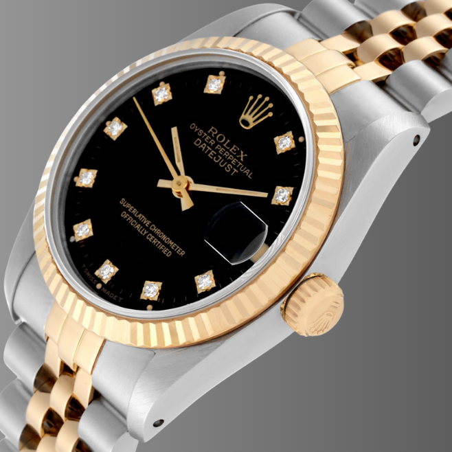 Rolex Datejust 31mm Midsize Diamond Steel Yellow Gold
