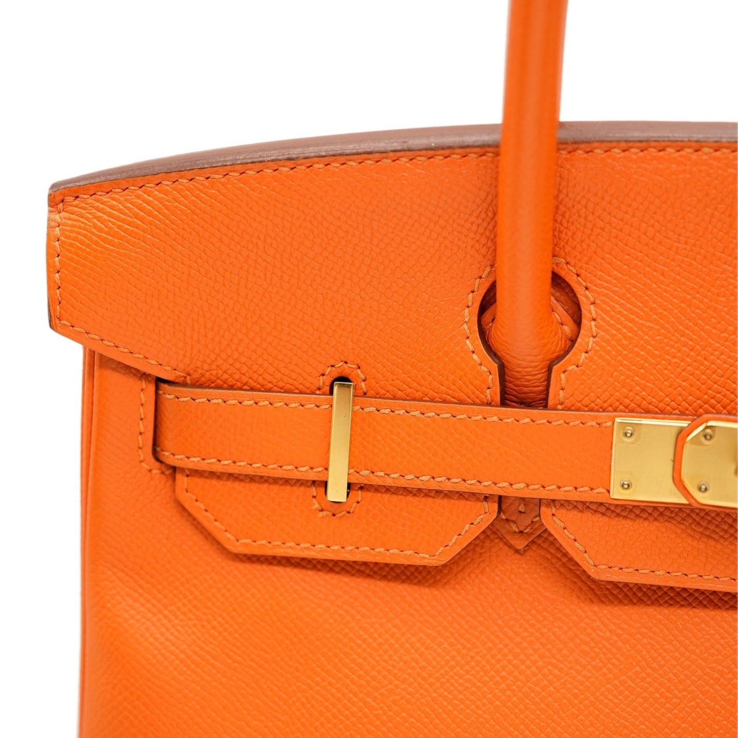 Epsom Birkin 30 Orange