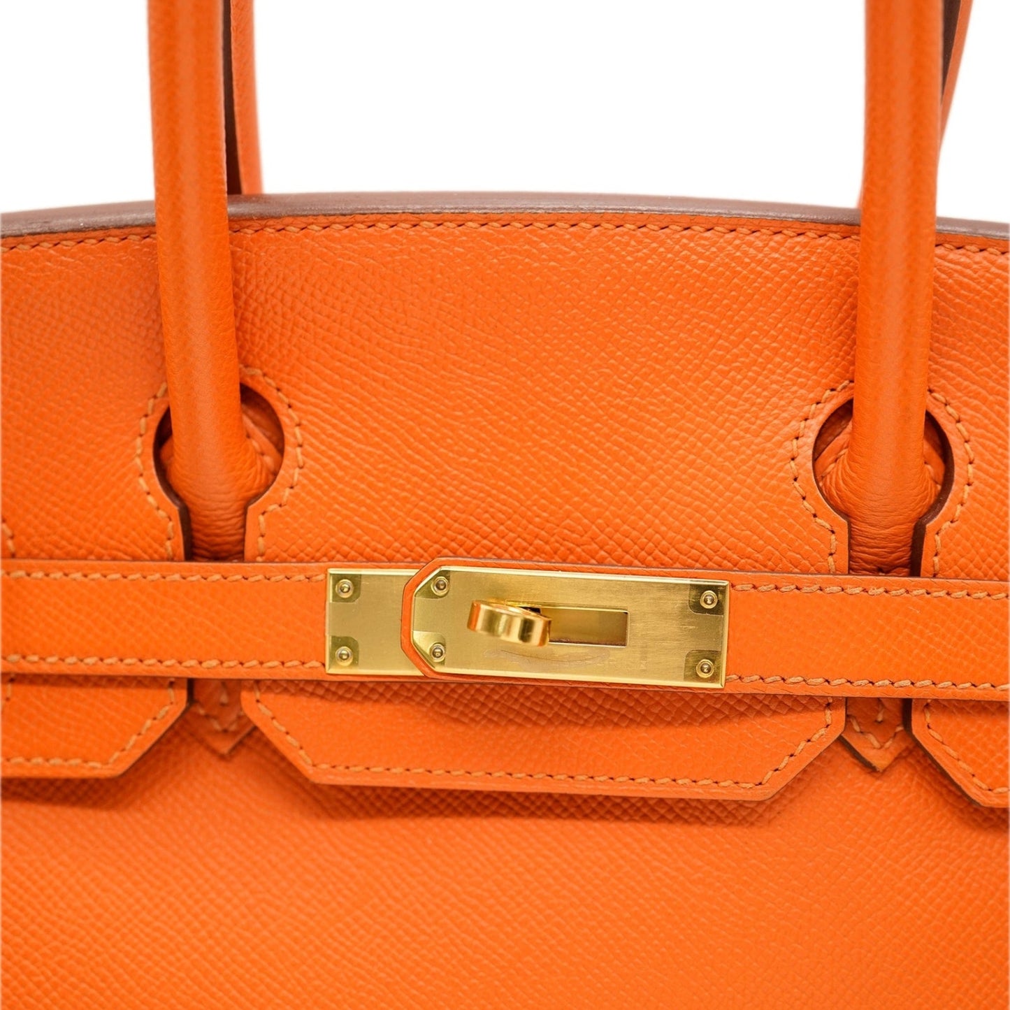 Epsom Birkin 30 Orange