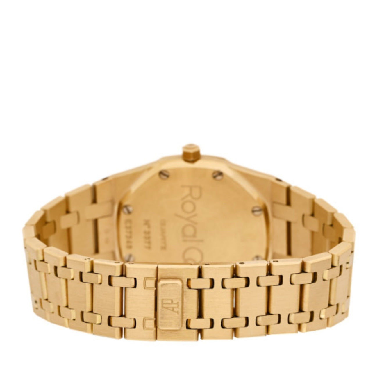 18K Yellow Gold 33mm Royal Oak Quartz Watch White