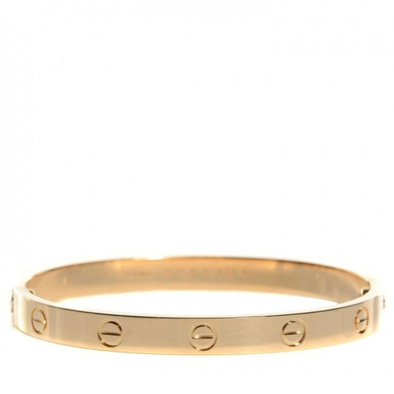 18K Yellow Gold LOVE Bracelet 17