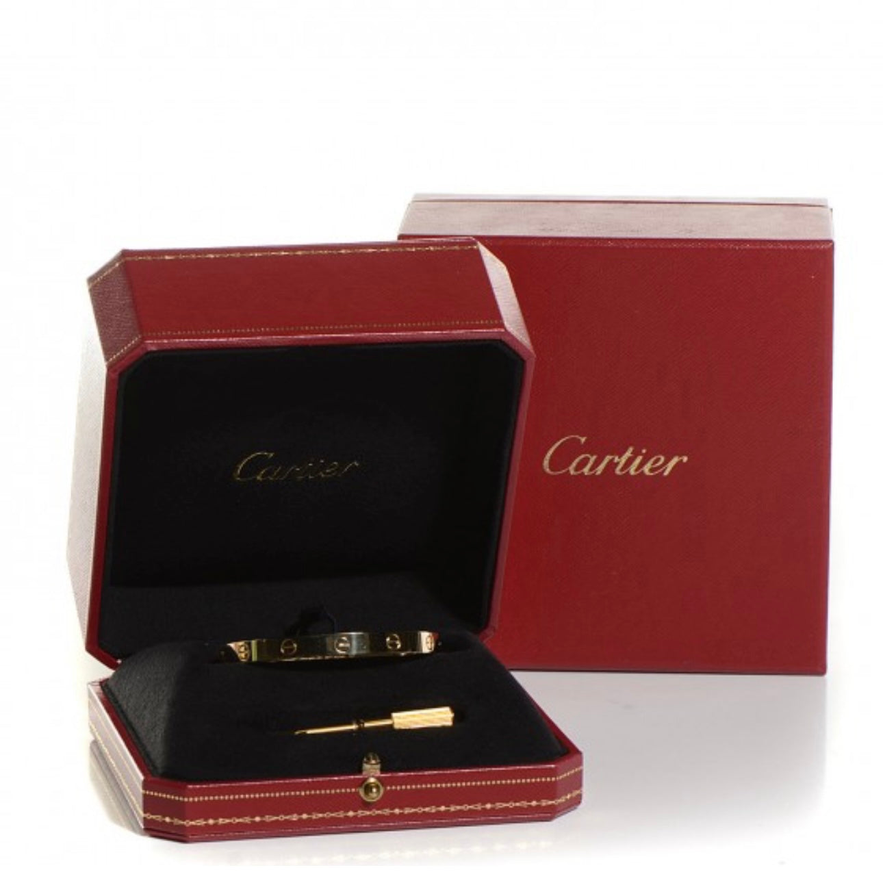 18K Yellow Gold LOVE Bracelet 17