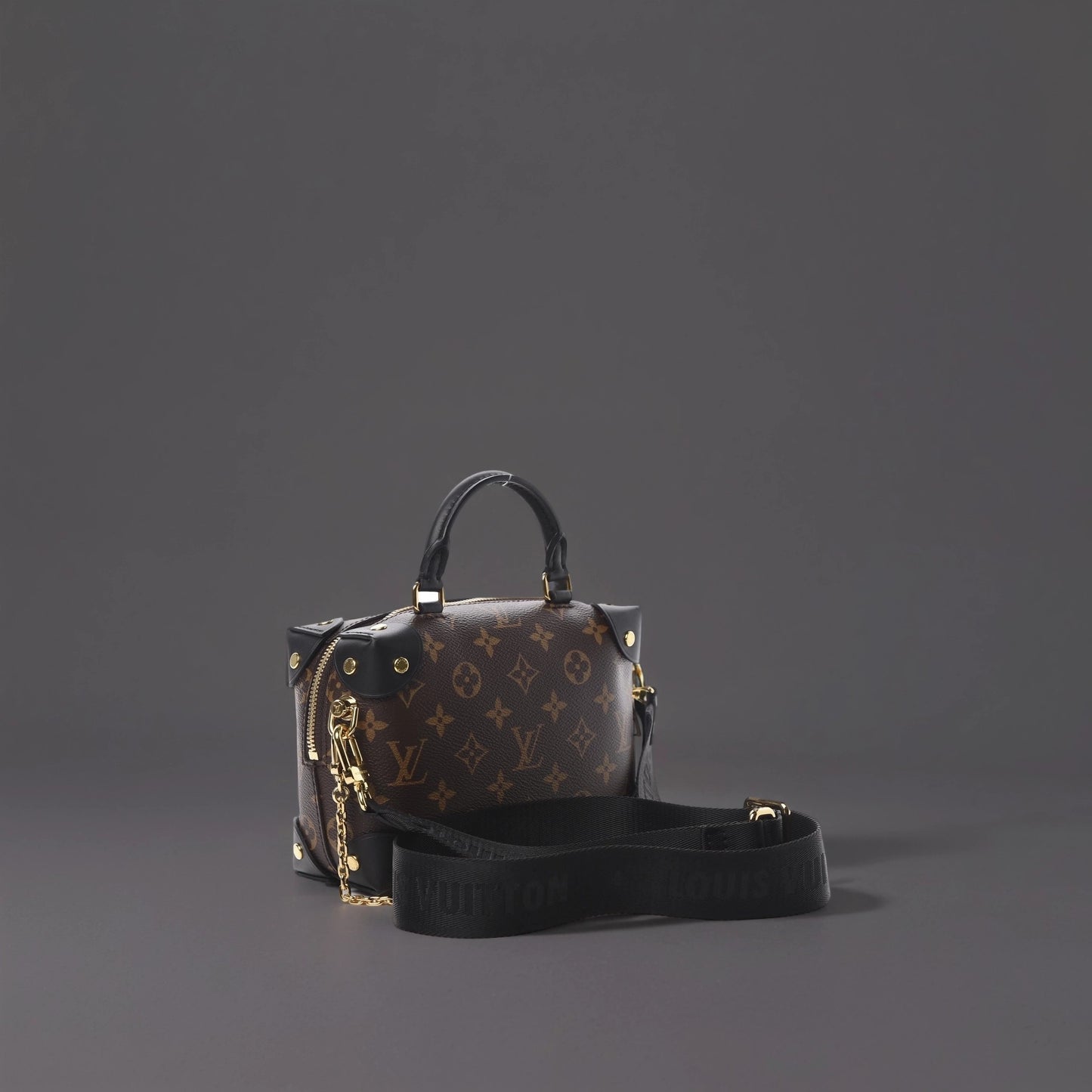 Monogram Petite Malle Souple Black