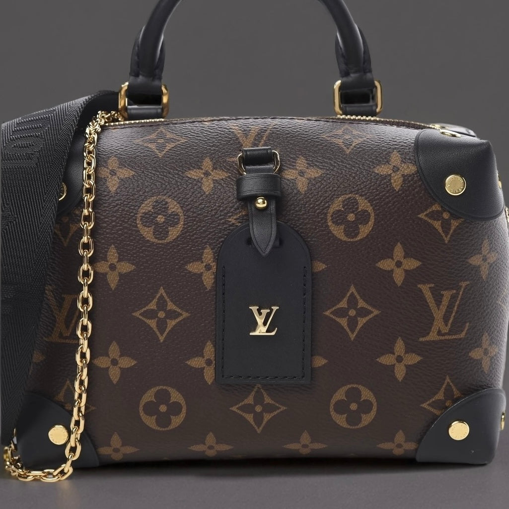 Monogram Petite Malle Souple Black