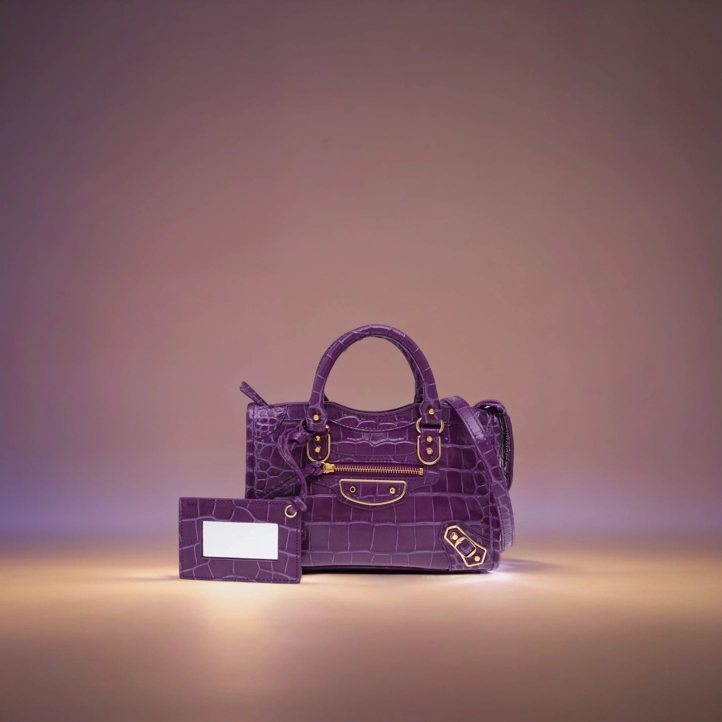 Metallic Edge Nano City Bag
