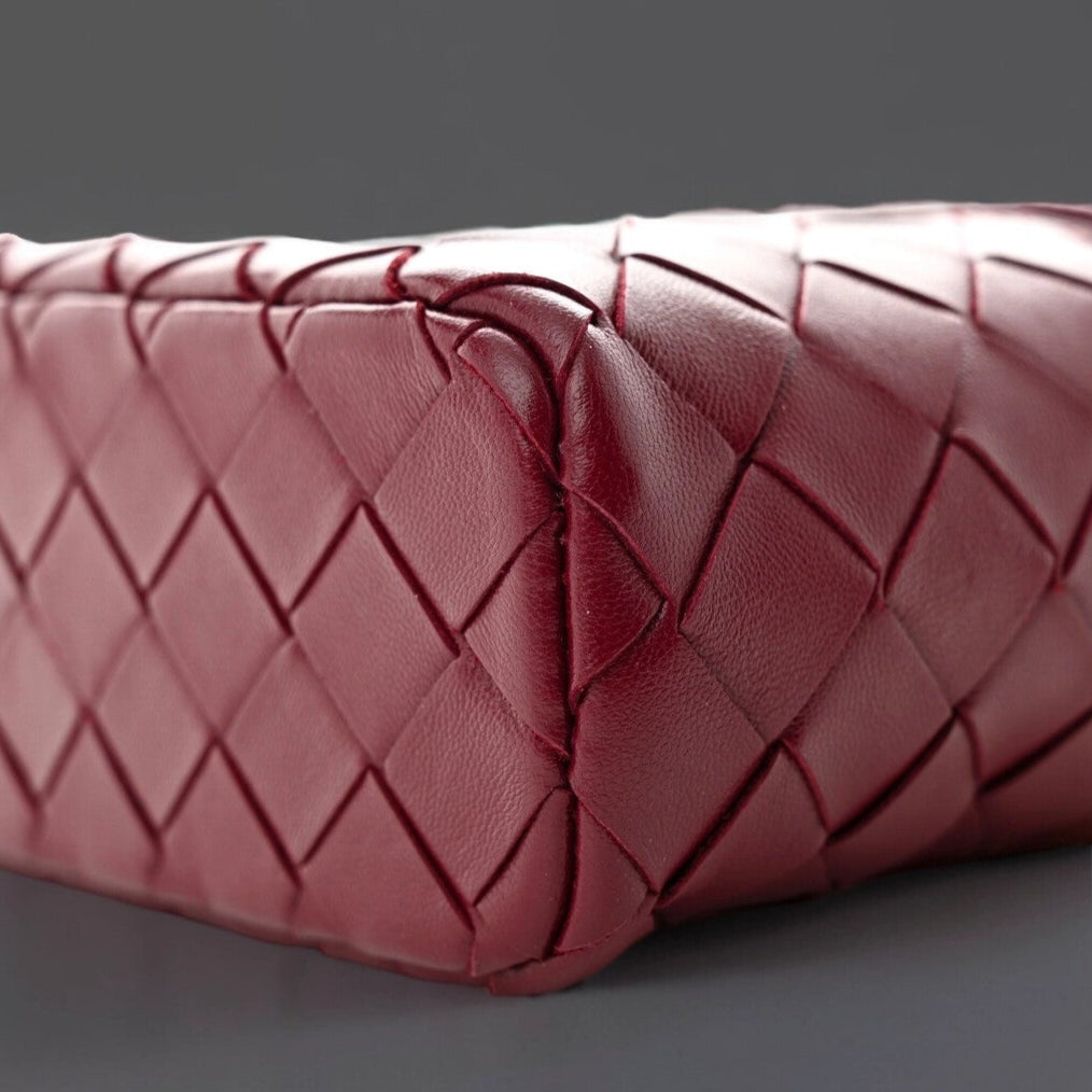 Nappa Intrecciato Bang Bang Vanity Case Barolo