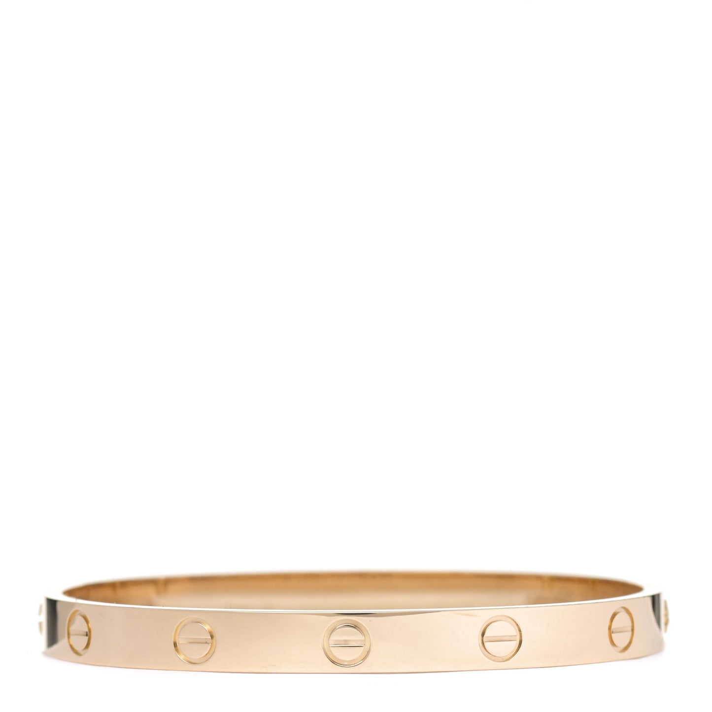 18K Yellow Gold LOVE Bracelet 17