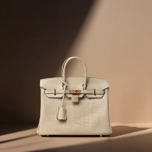 Matte Alligator Birkin 25 Trench