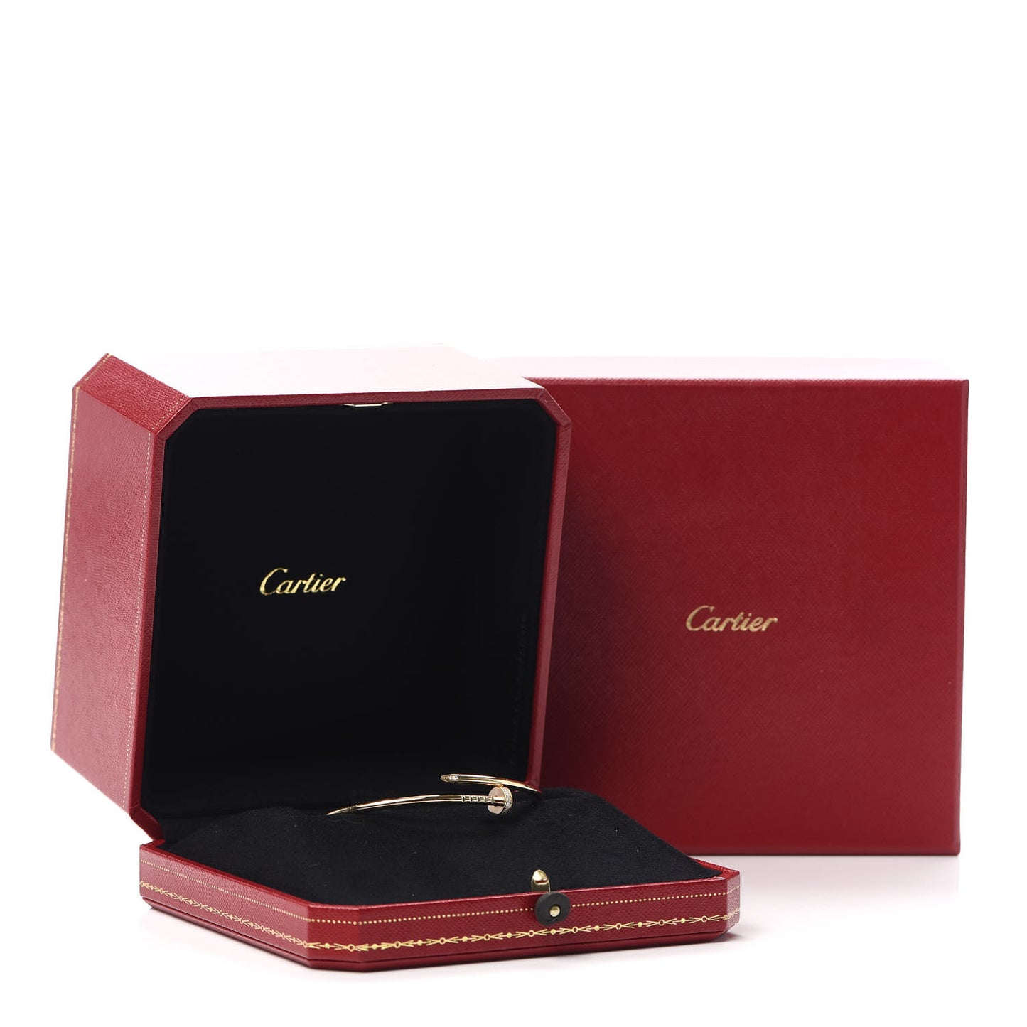 18K Yellow Gold Diamond Small Juste Un Clou Bracelet 17