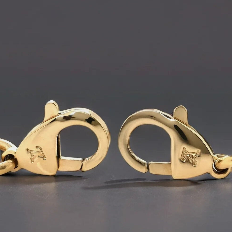 Metal Pochette Coussin Chain Strap Gold