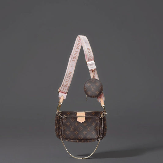 Monogram Multi Pochette Accessories Rose Clair