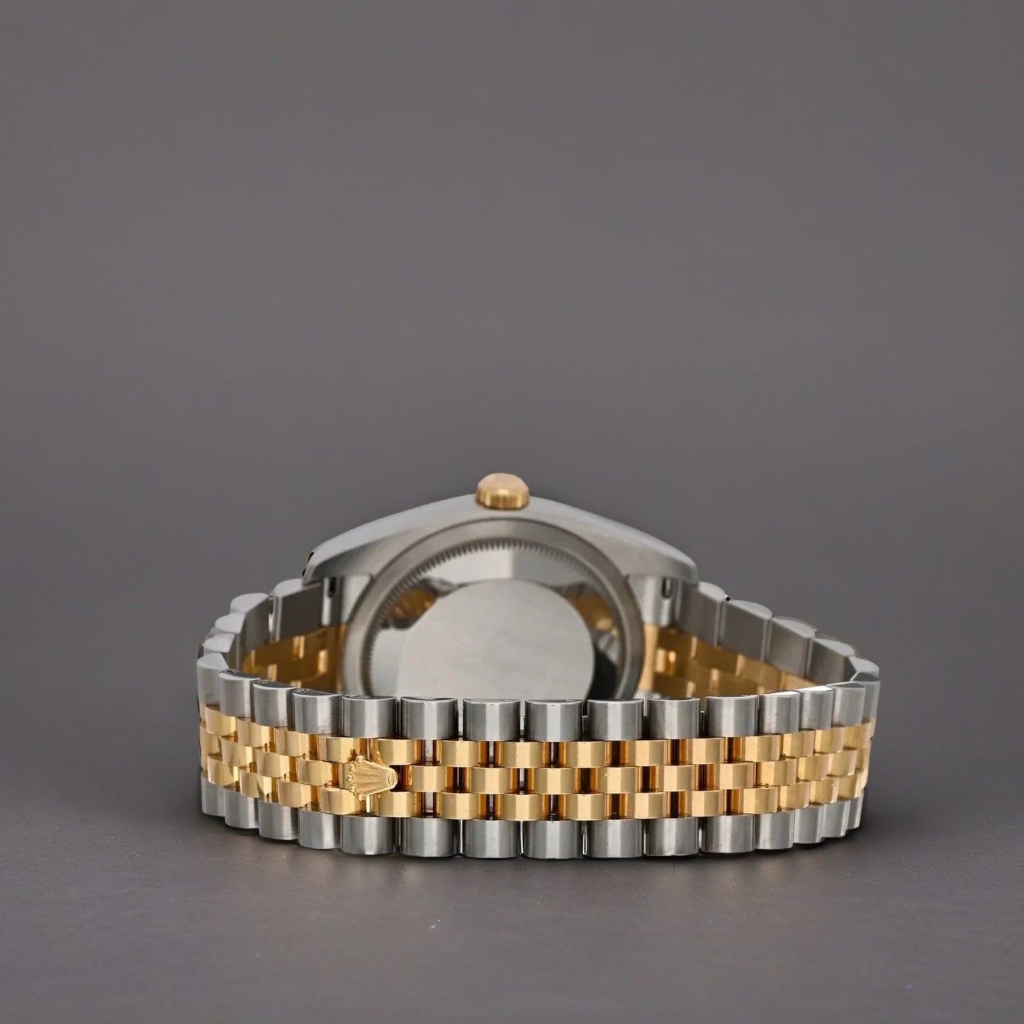 18K Yellow Gold Diamond 36mm Oyster Perpetual Datejust Watch Black