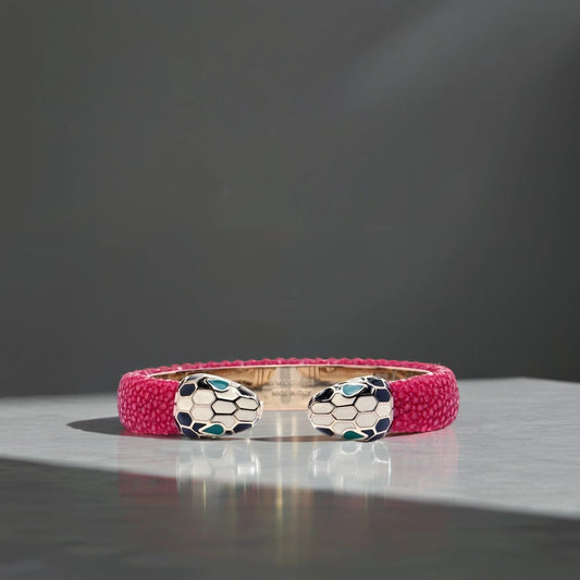 Galuchat Serpenti Forever Bracelet Pink