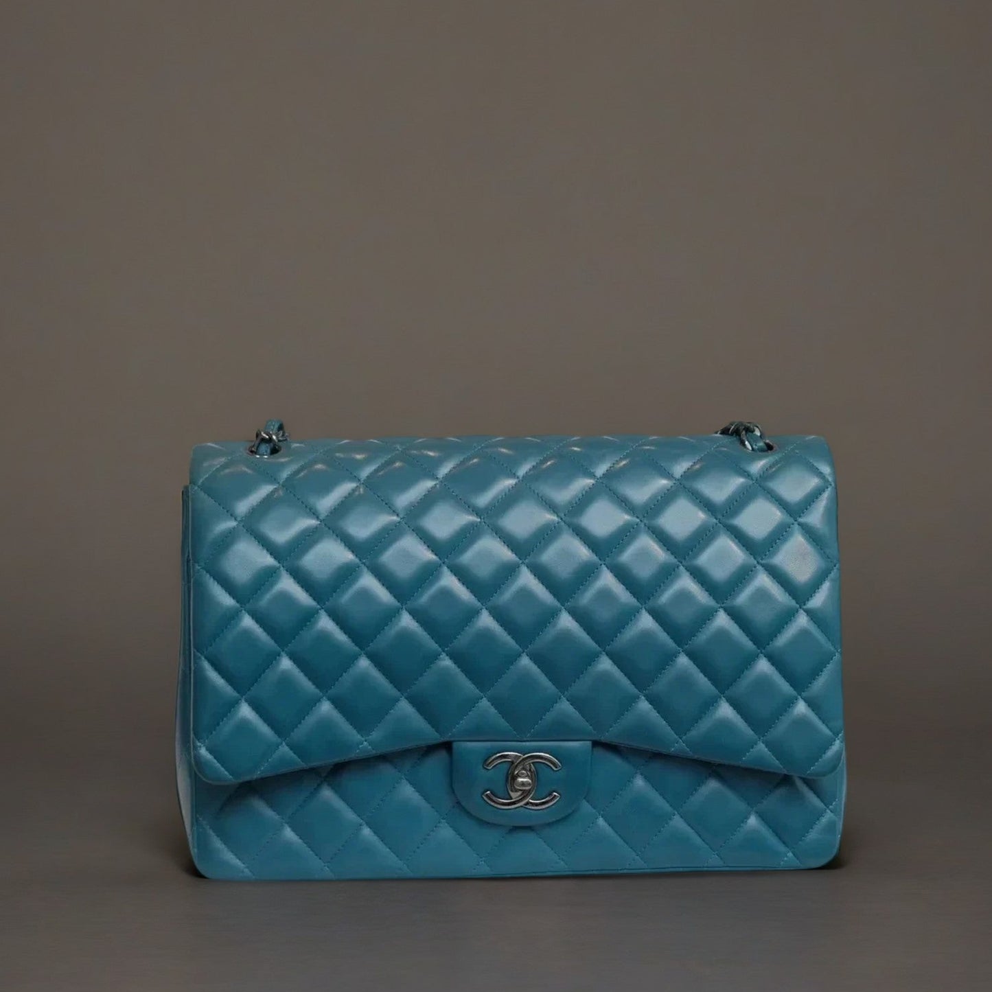 Lambskin Quilted Jumbo Single Flap