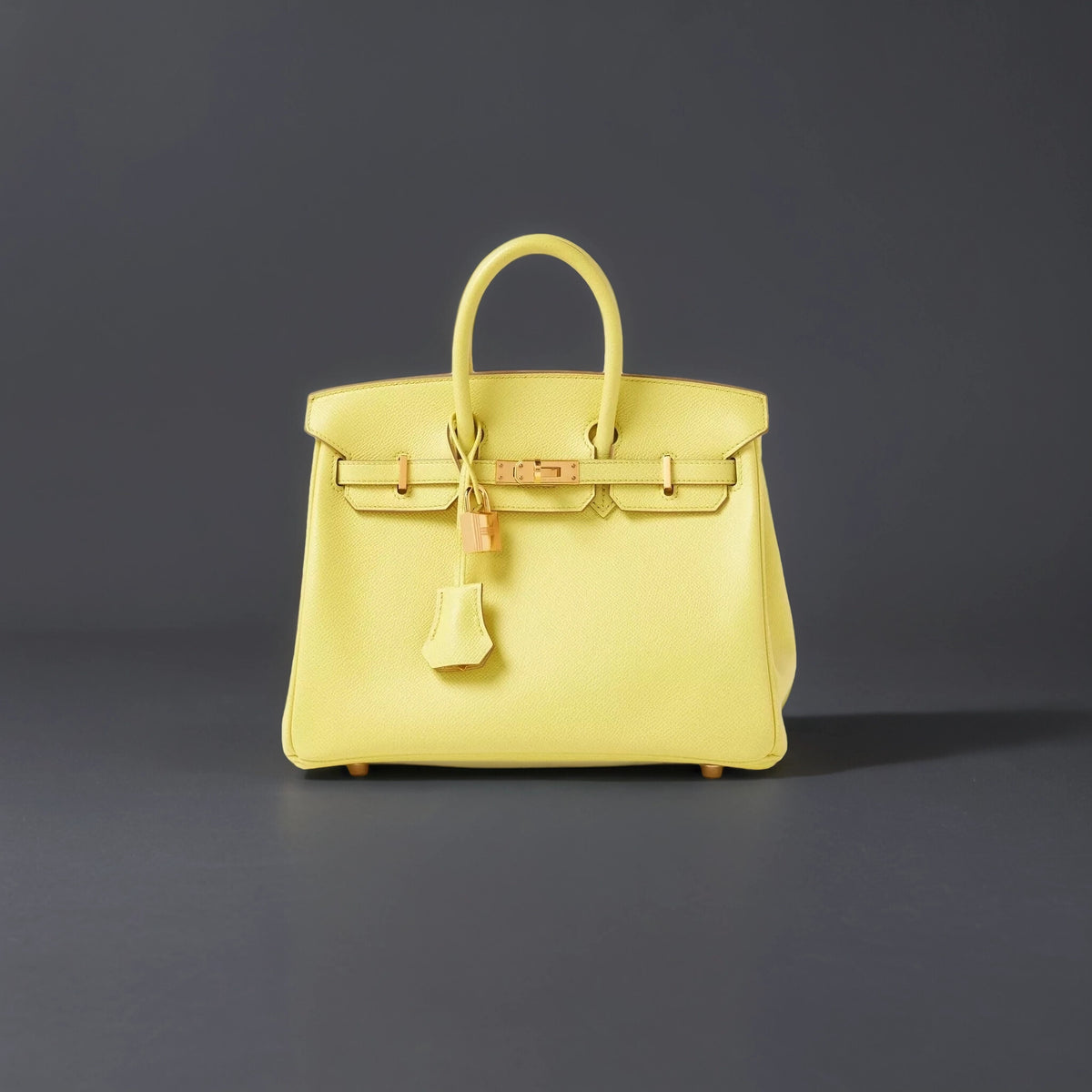 Birkin 25 yellow lime da bain