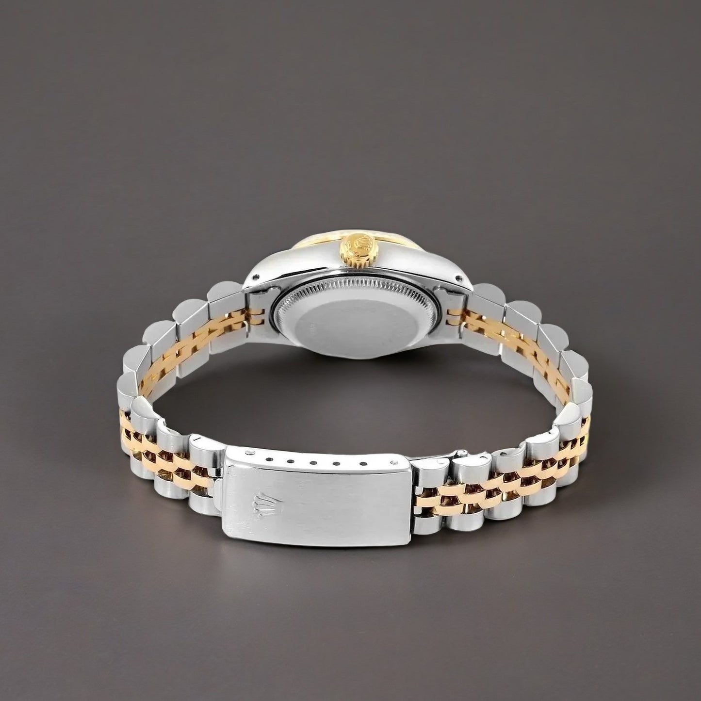 Rolex Datejust 26mm Steel Yellow Gold Diamond Dial Watch