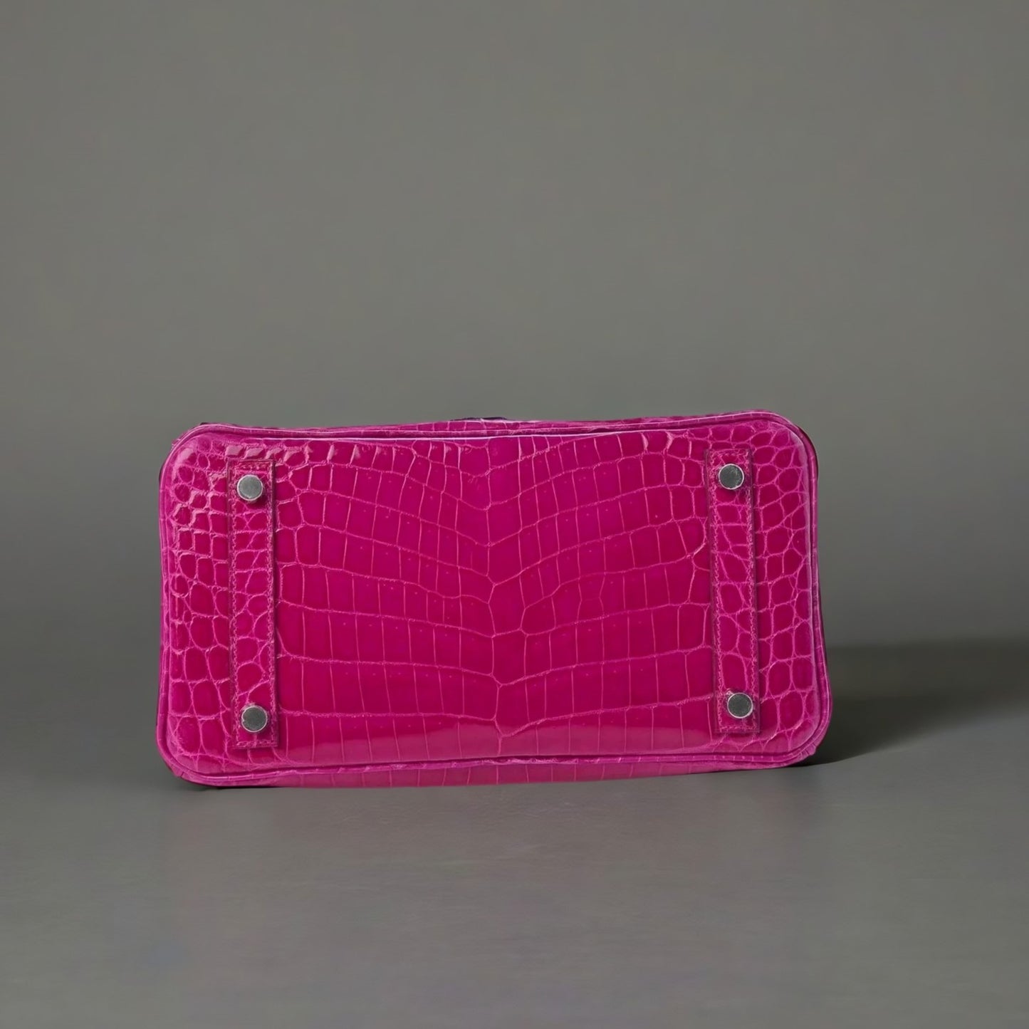 Shiny Niloticus Crocodile Birkin 25 Rose Scheherazade