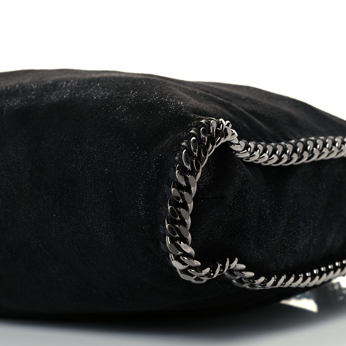 Shaggy Deer Small Falabella Tote Black