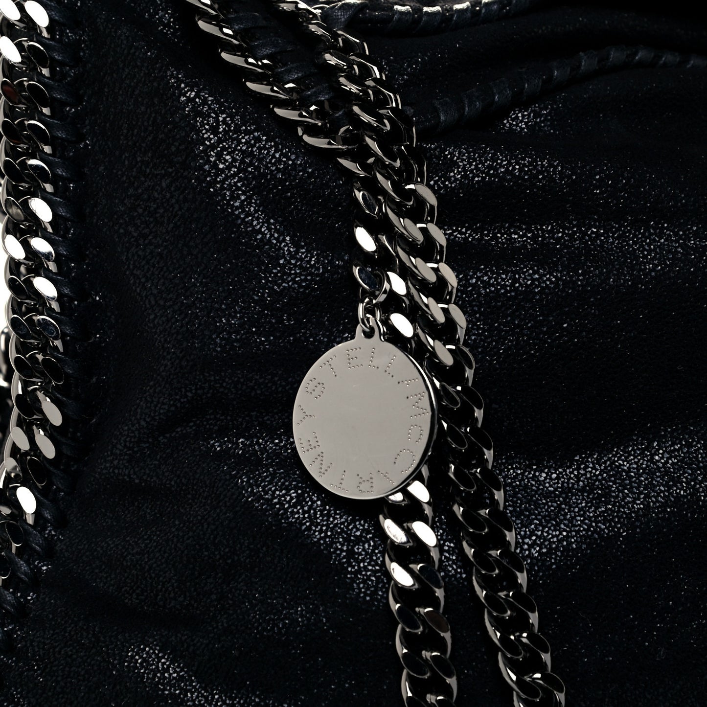 Shaggy Deer Small Falabella Tote Black