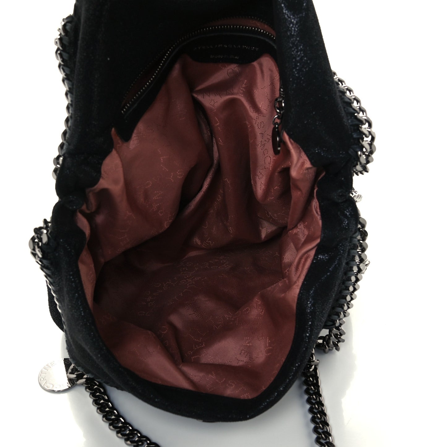Shaggy Deer Small Falabella Tote Black