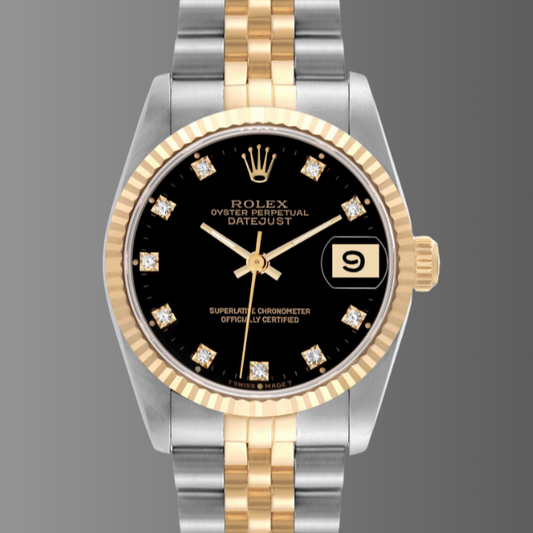 Rolex Datejust 31mm Midsize Diamond Steel Yellow Gold