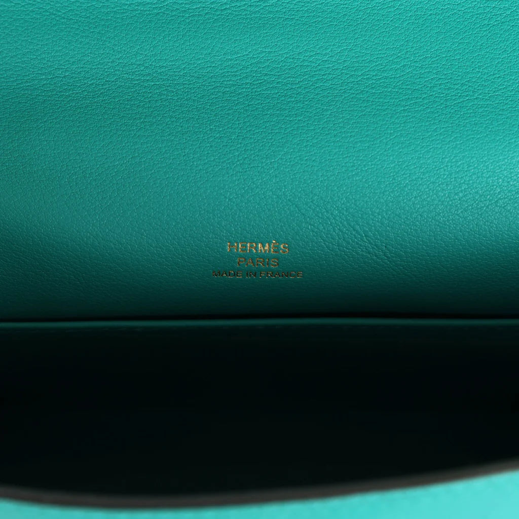 Swift Kelly Pochette Clutch Vert Verone