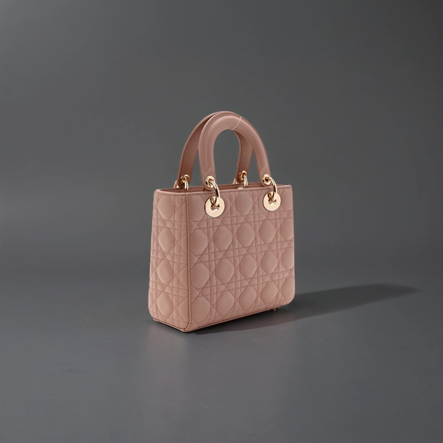 Lambskin Cannage Small My ABC Dior Lady Dior Blush