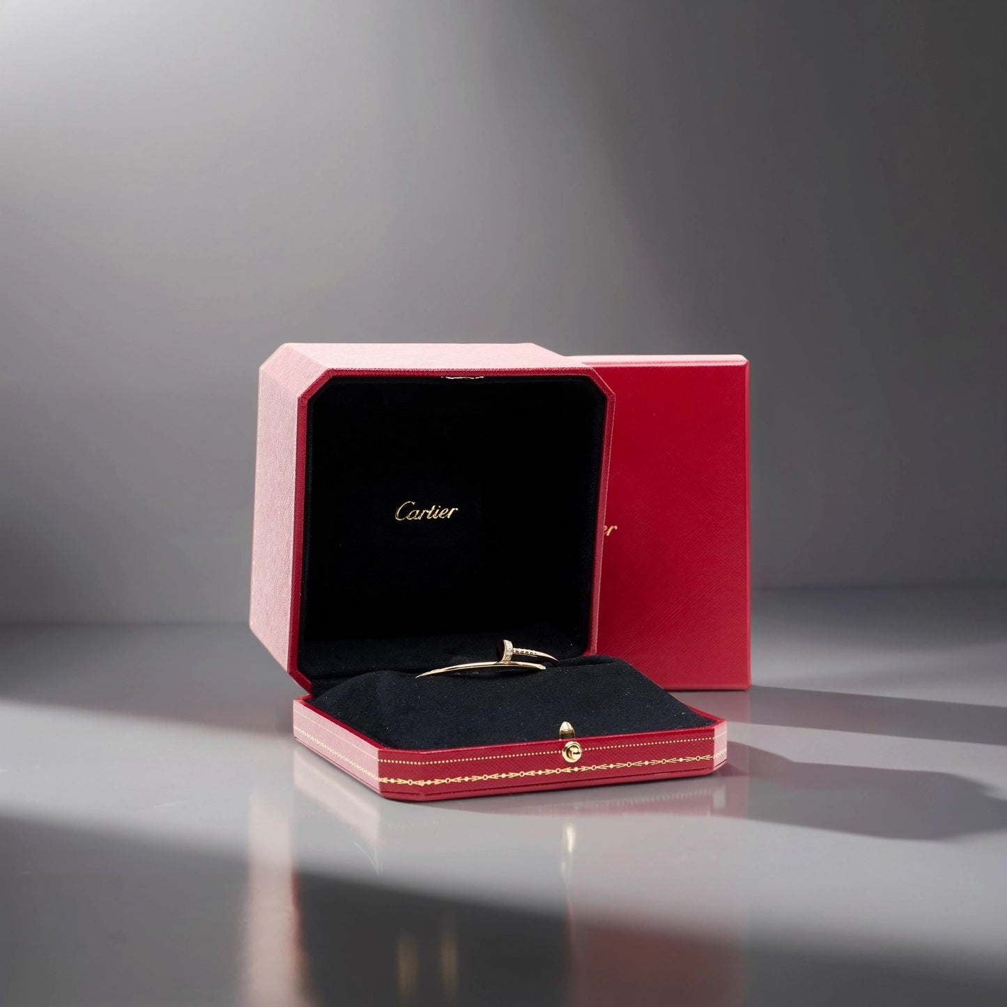 18K Yellow Gold Diamond Small Juste Un Clou Bracelet 17