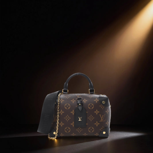 Monogram Petite Malle Souple Black