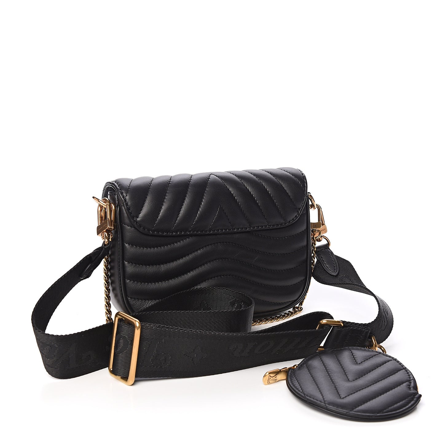 Calfskin New Wave Multi Pochette Black