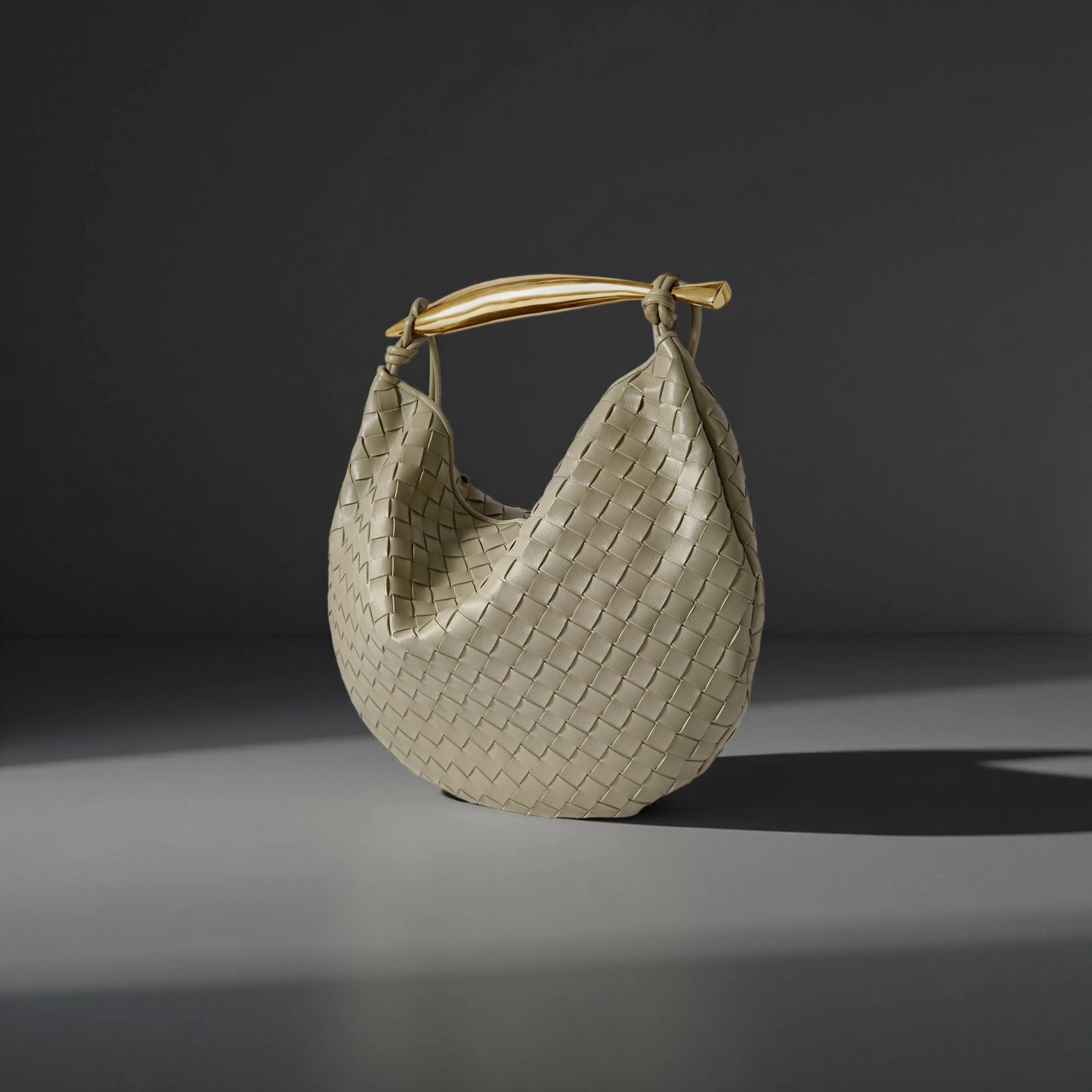 Nappa Intrecciato Sardine Bag Travertine