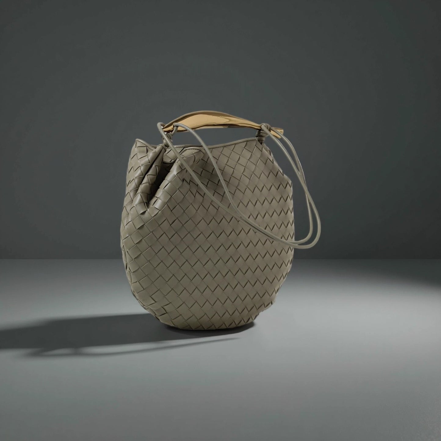 Nappa Intrecciato Sardine Bag Travertine