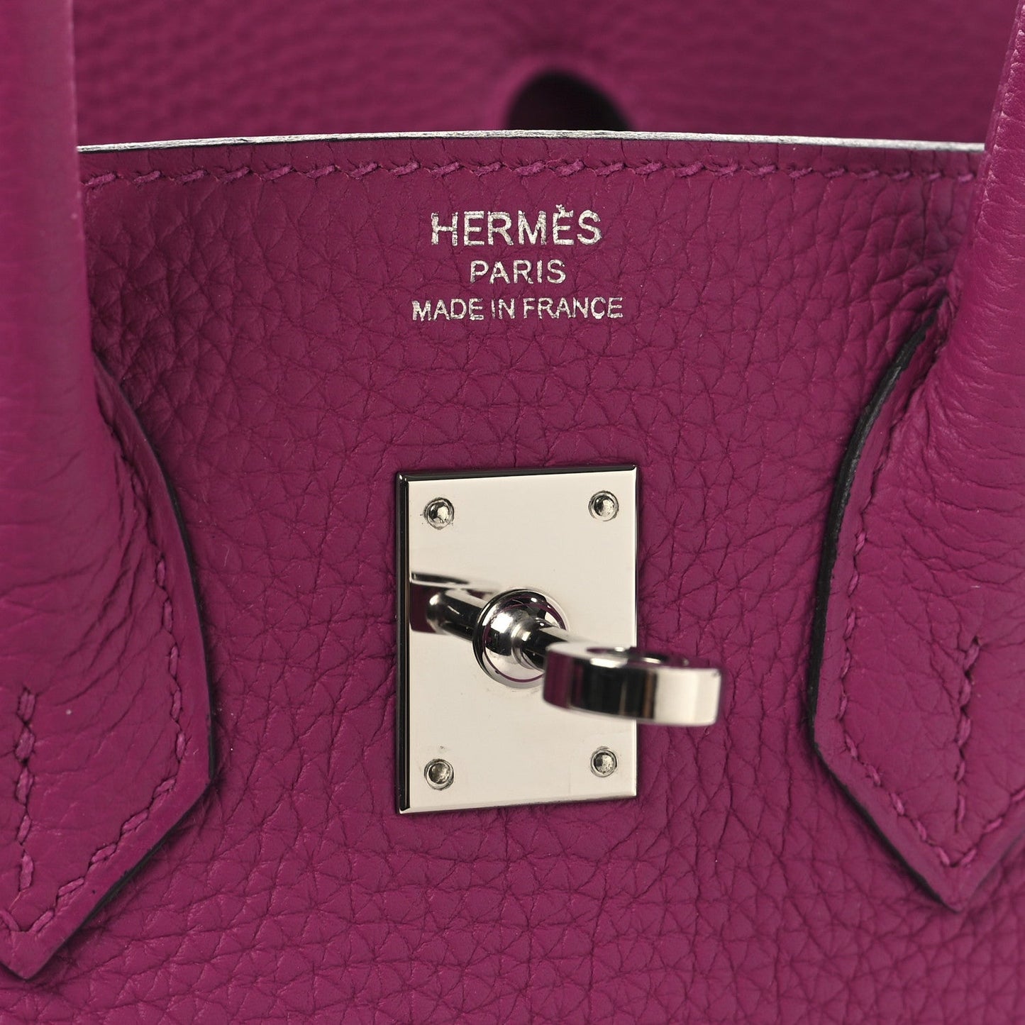 Togo Birkin 25 Rose Pourpre