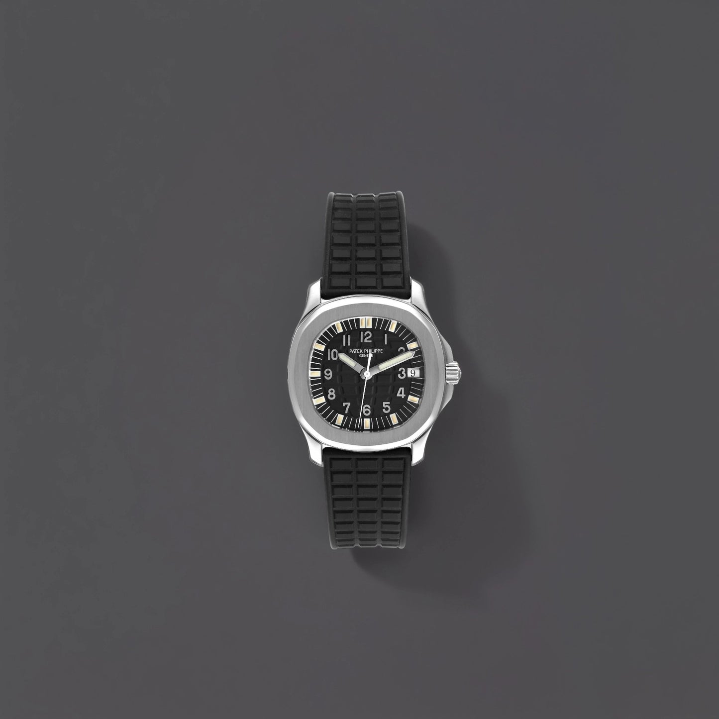 Patek Philippe Aquanaut Jumbo 38mm Black Dial Steel Mens Watch