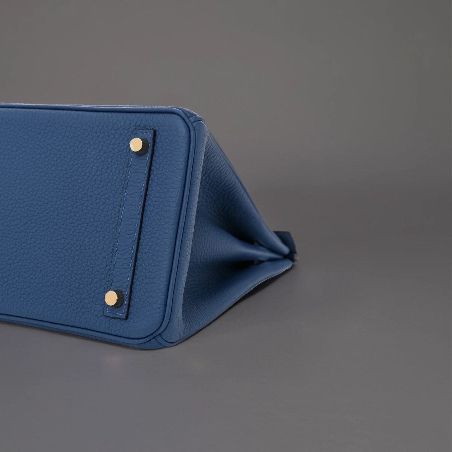 Togo Birkin 30 Blue Tie
